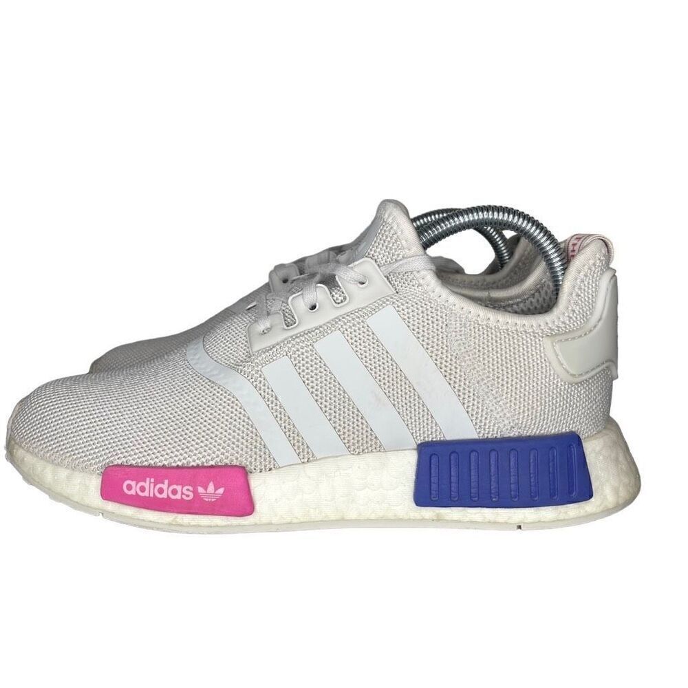 Adidas NMD_R1 EE6674 Grey Pink Running Sneakers Shoes Womens Size 8.5